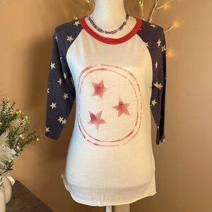 Tennessee Tri-Star 3/4 sleeve t-shirt